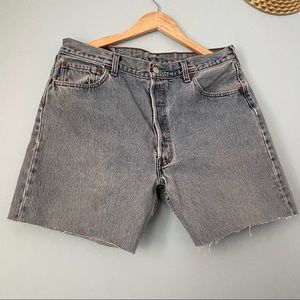 Lev’s vintage 501 women‘s blue jeans shorts Size W36 L30